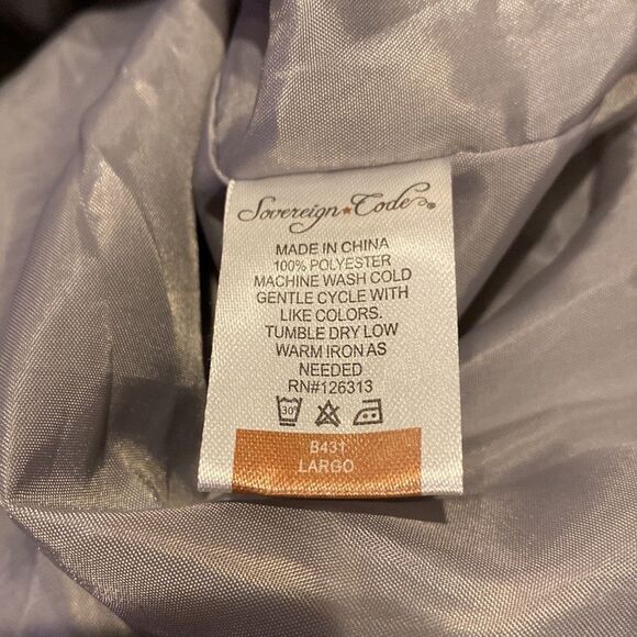 SOVEREIGN CODE LARGE LIGHT CAMO MILITARY GREEN BOMBER JACKET - Picture 8 of 8